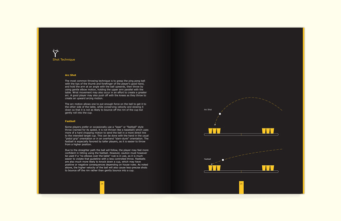 Welcome to Beer Pong - Pages 24 and 25 Shot Technique