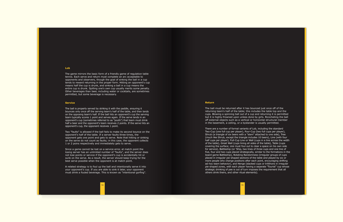 Welcome to Beer Pong - Pages 54 and 55 Return