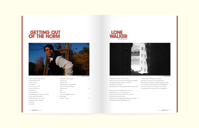 Rodwell Stephens, Writers Block, Print, Magazine, Page Layout