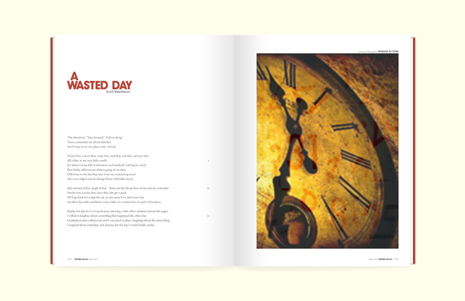 Rodwell Stephens, Writers Block, Print, Magazine, Page Layout