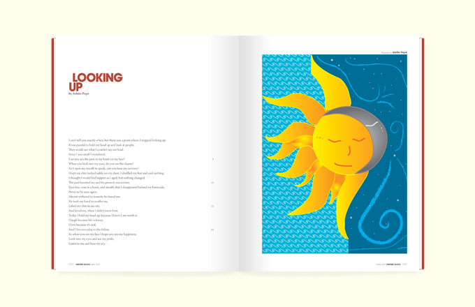Rodwell Stephens, Writers Block, Print, Magazine, Page Layout
