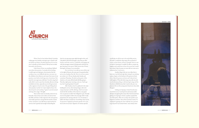 Rodwell Stephens, Writers Block, Print, Magazine, Page Layout